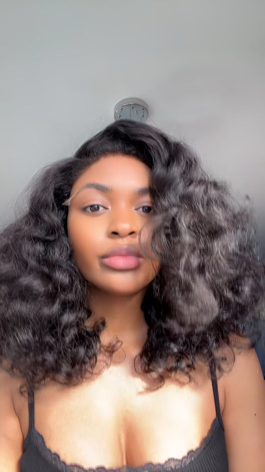 Bouncy Afro Curls